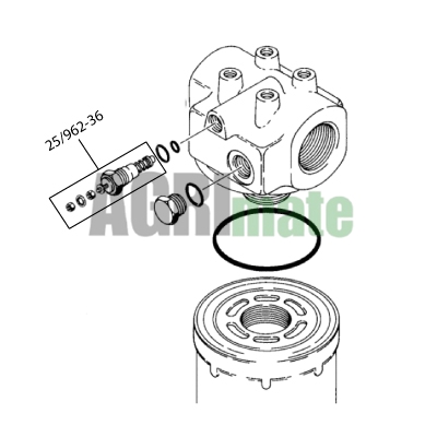 Technical drawing for PRESSURE SWITCH