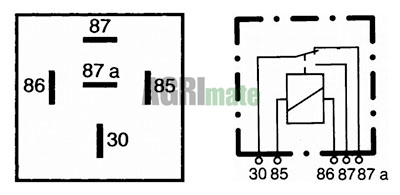Technical drawing for RELAY
12V – 20/40A