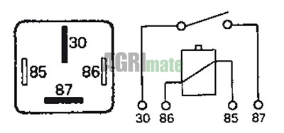 Technical drawing for RELAY
12V – 70A
