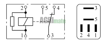 Technical drawing for RELAY
20AMP – FOR LIGHT