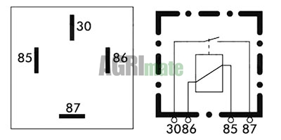 Technical drawing for RELAY
12V – 70A