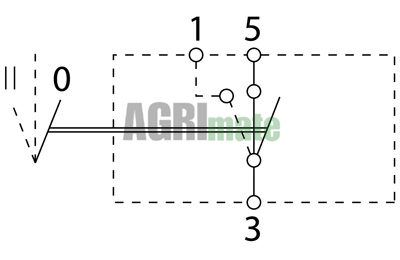 Technical drawing for ROCKER SWITCH