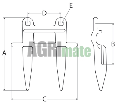 Technical drawing for TRIPLE FINGER
L 138/114 MM
