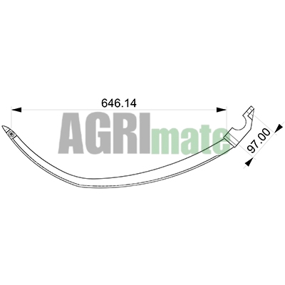 Technical drawing for METAL NEEDLE