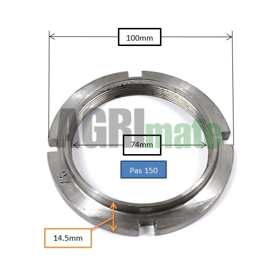 Technical drawing for LOCKING RING NUT