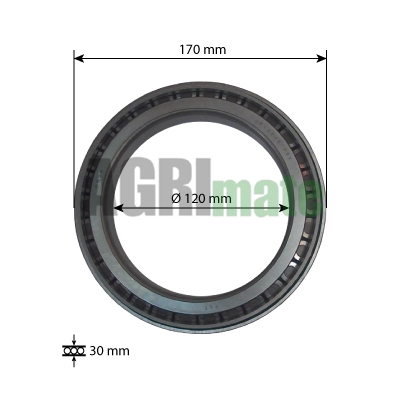 Technical drawing for TAPERED ROLLER BEARING