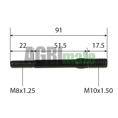 Technical drawing for STUD
L 91 MM