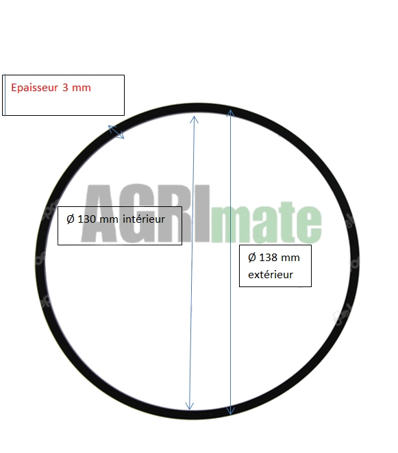 Technical drawing for O RING