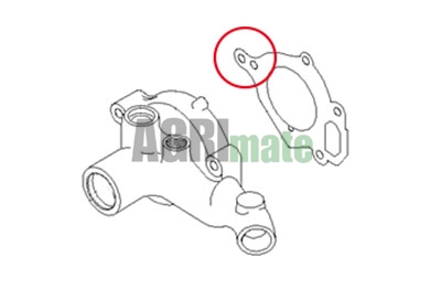 Technical drawing for WATER PUMP