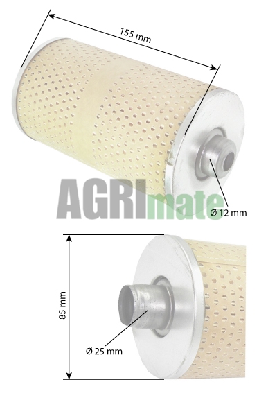Technical drawing for OIL FILTER ELEMENT