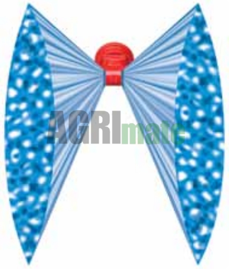 Technical drawing for DOUBLE FLAT JET NOZZLE – YELLOW
TTJ 60 – 110° – 1.5 / 6.0 Bar