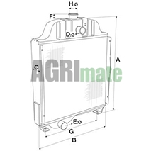 Technical drawing for RADIATOR