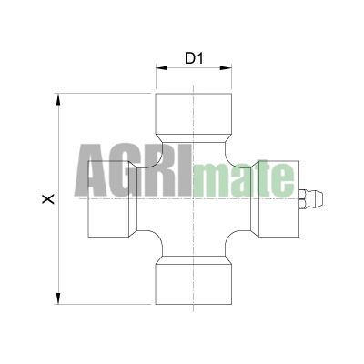 Technical drawing for CROSS KIT P-LINE GREASE NIPPLE ON THE DIE
32 x 76 mm