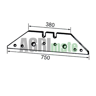 Technical drawing for LANDSIDE
REVERSIBLE – LONG