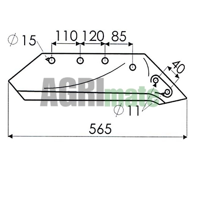 Technical drawing for SHARE 16”
LEFT