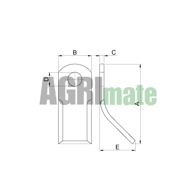 Technical drawing for FLAIL
150 x 75 x 7 mm – Ø 14 mm