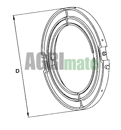 Technical drawing for BEARING RING WIDE ANGLE
SD25 – SDF25 – W2480