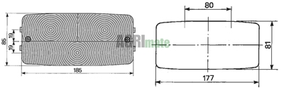 Technical drawing for REAR LIGHT
LEFT
