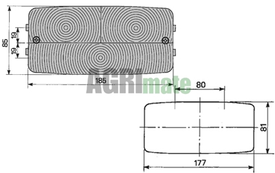 Technical drawing for REAR LIGHT
RIGHT